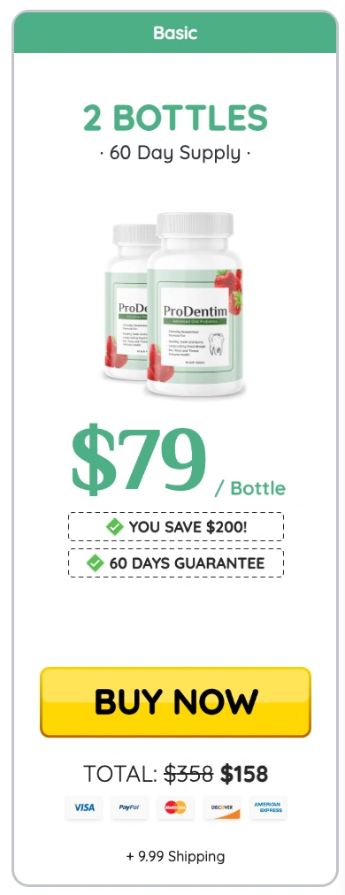 Prodentim  price 2 bottle